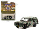 1985 Chevrolet M1009 CUCV Camouflage U.S. Army Battalion 64 Release 2 1/64 Diecast Model Car Greenlight 61020E