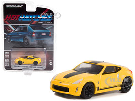 2019 Nissan 370Z Heritage Edition Chicane Yellow Black Stripes Hot Hatches Series 2 1/64 Diecast Model Car Greenlight 63020F