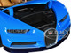 Bugatti Chiron Blue Dark Blue Two-Tone NEX Models Series 1/24 Diecast Model Car Welly 24077W-BL