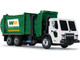 Mack LR with McNeilus ZR Side Loader White and Green 1/87 Diecast Model DCP/First Gear 80-0335D