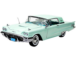 1960 Ford Thunderbird Hard Top Aquamarine Green Blue Interior American Collectibles Series 1/18 Diecast Model Car Sun Star 4310