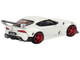 Toyota Pandem GR Supra V1.0 RHD Right Hand Drive Pearl White Graphics Limited Edition 2400 pieces Worldwide 1/64 Diecast Model Car True Scale Miniatures MGT00424