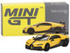 Bugatti Chiron Pur Sport Yellow Carbon Limited Edition 4200 pieces Worldwide 1/64 Diecast Model Car True Scale Miniatures MGT00428