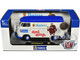 1960 Volkswagen Delivery Van Hostess Ding Dongs Wimbledon White Blue Top Limited Edition 8350 pieces Worldwide 1/24 Diecast Model Car M2 Machines 40300-97A