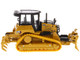 CAT Caterpillar D5 Track-Type Dozer Yellow Fine Grading Undercarriage Foldable Blade High Line Series 1/87 HO Diecast Model Diecast Masters 85953