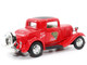 1932 Ford Coupe Coca-Cola Red Black Top 1/43 Diecast Model Car Motor City Classics 443030