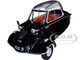 Messerschmitt KR200 Bubble Top Black Red Interior 1/18 Diecast Model Car Oxford Diecast 18MBC007