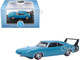 1969 Dodge Charger Daytona Bright Blue Black Tail Stripe 1/87 HO Scale Diecast Model Car Oxford Diecast 87DD69004