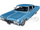 1965 Chevrolet Impala SS 396 Lowrider Light Blue Metallic Low Rider Collection 1/24 Diecast Model Car Welly 22417LRW-MBL