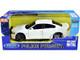 2016 Dodge Charger Pursuit Police Interceptor White Unmarked Police Pursuit Series 1/24 Diecast Model Car  Welly 24079P-WWH
