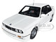 1987 BMW M3 Street White 1/18 Diecast Model Car Minichamps 180020307