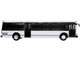 1980 Grumman 870 Advanced Design Transit Bus Plain White Vintage Bus & Motorcoach Collection 1/87 HO Diecast Model Iconic Replicas 87-0406