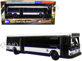 1980 Grumman 870 Advanced Design Transit Bus MTA New York City Bus B64 Coney Island Vintage Bus & Motorcoach Collection 1/87 Diecast Model Iconic Replicas 87-0408