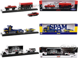 Auto Haulers Set 3 Trucks Release 60 Limited Edition 8400 pieces Worldwide 1/64 Diecast Model Cars M2 Machines 36000-60