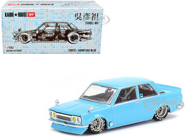 Datsun 510 Street Tanto V1 Hang Hau Blue Designed by Jun Imai Daniel Wu x Kaido House Special 1/64 Diecast Model Car True Scale Miniatures KHMG042