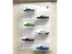 Showcase 12 Car Display Case Wall Mount White Back Panel Mijo Exclusives 1/64 Scale Models MJ08012WH
