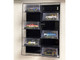 Showcase 12 Car Display Case Wall Mount Black Back Panel Extra Space Mijo Exclusives 1/64 Scale Models MJ10012BK