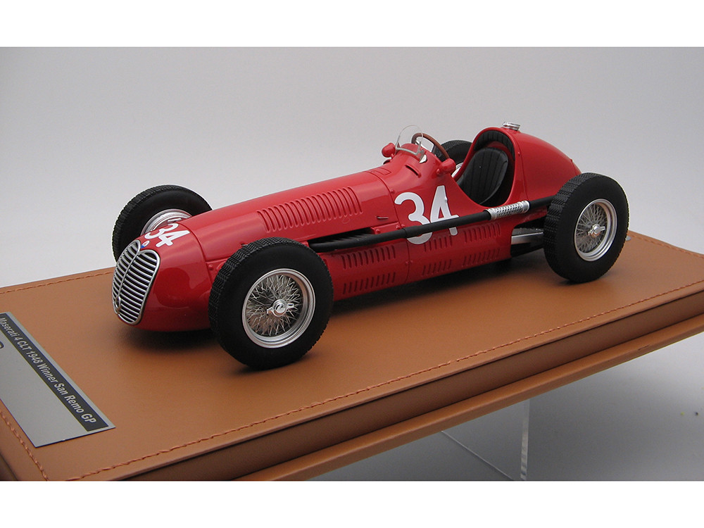 ミニカー　1/18 マセラティ 4 CLT サンレモGP 1948 優勝車 Alberto Ascari #34 [TM18-181G] Maserati 4 CLT #34 Alberto Ascari Winner San Remo GP 1948