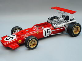 Ferrari 312 F1 1969 Spain GP Car #15 Driver Chris Amon Limited Edition 1/18 Model Car  Tecnomodel TM18-200C
