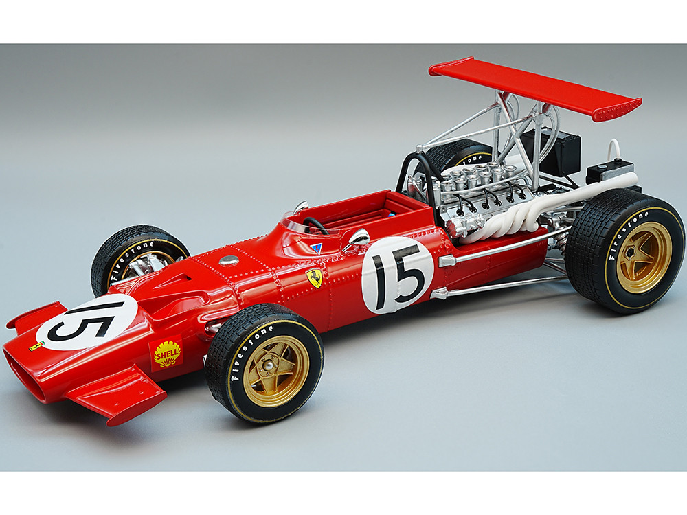 ミニカー　1/18 フェラーリ 312 F1 テストドライブ モデナ 1969 Chris Amon [TM18-200A] Ferrari 312 F1 1969 Spain GP Car #15 Driver Chris Amon