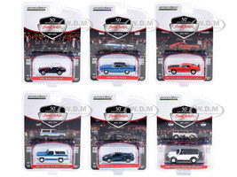 Barrett Jackson Scottsdale Edition Set 6 Cars Series 11 1/64 Diecast Model Cars Greenlight 37270