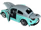 1959 Volkswagen Beetle Gray Light Blue Punch Buggy Series 1/24 Diecast Model Car Jada 34229