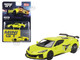 2023 Chevrolet Corvette Z06 Accelerate Yellow Limited Edition 2400 pieces Worldwide 1/64 Diecast Model Car True Scale Miniatures MGT00441