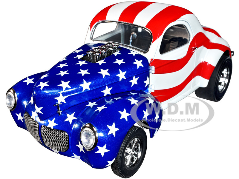 1940 Gasser Patriot American Flag Livery Limited Edition 300 pieces Worldwide 1/18 Diecast Model Car ACME A1800923