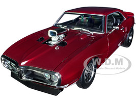 1968 Pontiac Firebird Maroon Metallic Drag Outlaws Series Limited Edition 400 pieces Worldwide 1/18 Diecast Model Car ACME A1805216
