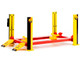 Adjustable Four Post Lift MOPAR Black Yellow 1/18 Scale Diecast Model Cars Greenlight 13649