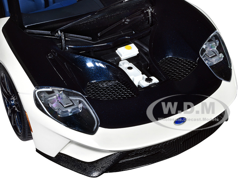 Ford GT Heritage Edition Prototype Wimbledon White Antimatter Blue