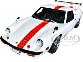Lotus Europa RHD (Right Hand Drive) White with Red Stripe 