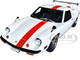 Lotus Europa Special White Red Stripe Graphics The Circuit Wolf 1/18 Model Car Autoart 75396