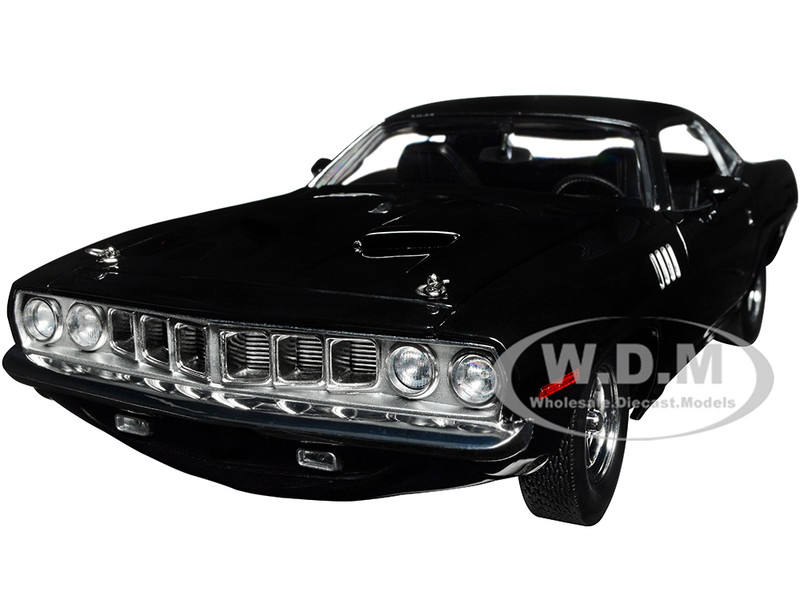 Plymouth Barracuda Black John Wick Chapter 4 2023 Movie 1/18 Diecast Model Car Highway 61 HWY-18045