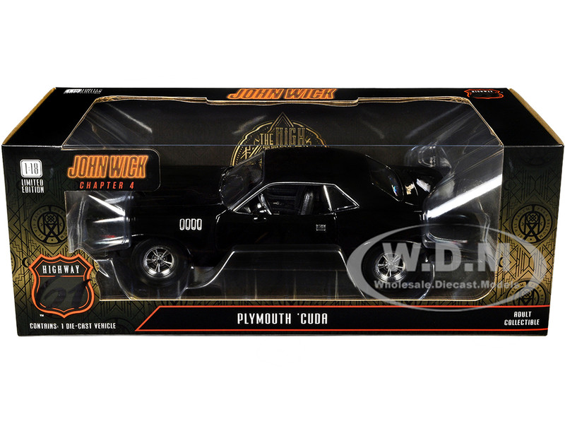 PLYMOUTH BARRACUDA BLACK 