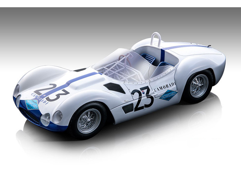 Maserati Birdcage Tipo 61 #23 Stirling Moss Dan Gurney 12 Hours of Sebring 1960 Limited Edition to 90 pieces Worldwide 1/18 Model Car Tecnomodel TM18-276E