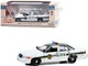 2006 Ford Crown Victoria Police Interceptor White with Green Top Duluth Minnesota Police Fargo 2014 2020 TV Series Hollywood Series 1/43 Diecast Model Car Greenlight 86636