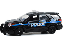 2013 Ford Police Interceptor Utility Black Kehoe Police Department Kehoe Colorado Cold Pursuit 2019 Movie 1/43 Diecast Model Car Greenlight 86637