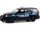 2013 Ford Police Interceptor Utility Black Kehoe Police Department Kehoe Colorado Cold Pursuit 2019 Movie 1/43 Diecast Model Car Greenlight 86637