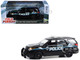 2013 Ford Police Interceptor Utility Kehoe Police Department Kehoe Colorado Black with White Stripes Cold Pursuit 2019 Movie 1/43 Diecast Model Car Greenlight 86637