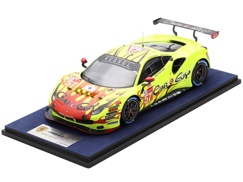 Ferrari 488 GTE #57 Scott Andrews Mikkel Jensen Takeshi Kimura LMGTE Am Class Kessel Racing 24 Hours of Le Mans 2021 1/18 Model Car LookSmart LS18LM029