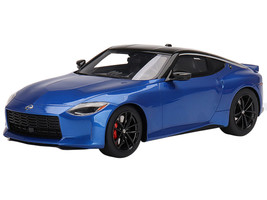 2023 Nissan Z Performance Seiran Blue with Black Top 1/18 Model Car Top Speed TS0437