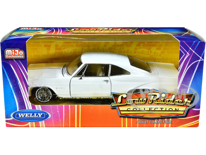 1965 Chevrolet Impala SS 396 Lowrider White Low Rider
