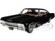 1965 Chevrolet Impala SS 396 Lowrider Black Brown Interior Low Rider Collection 1/24 Diecast Model Car Welly 22417