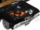 1965 Chevrolet Impala SS 396 Lowrider Black Brown Interior Low Rider Collection 1/24 Diecast Model Car Welly 22417