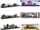 Auto Haulers Set of 3 Trucks Release 61 Limited Edition to 8400 pieces Worldwide 1/64 Diecast Model Cars M2 Machines 36000-61