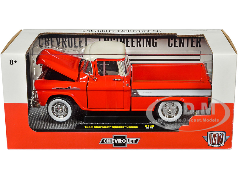 1958 Chevrolet Apache Cameo Pickup Truck Cardinal Red with