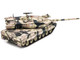 German Kampfpanzer Leopard 2A7 Main Battle Tank Desert Camouflage 1/72 Diecast Model Panzerkampf 12174PB