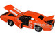 1968 Dodge Charger R/T SRT Orange with White Stripes and Graphics Bigtime Muscle Series 1/24 Diecast Model Car Jada 34197