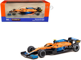 McLaren MCL35M #4 Lando Norris 2nd Place Formula One F1 Italian GP 2021 Global64 Series 1/64 Diecast Model Car Tarmac Works T64G-F040-LN2